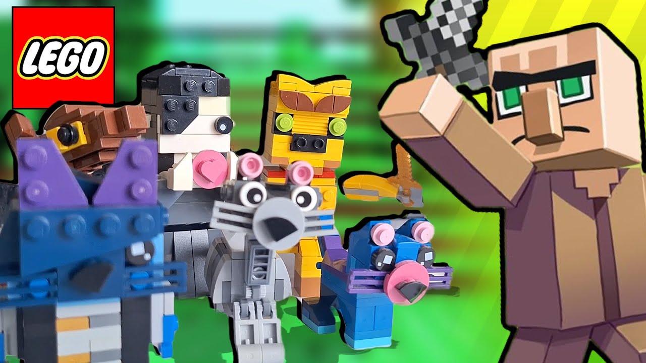 My LEGO Diary of an 8-Bit Warrior characters...