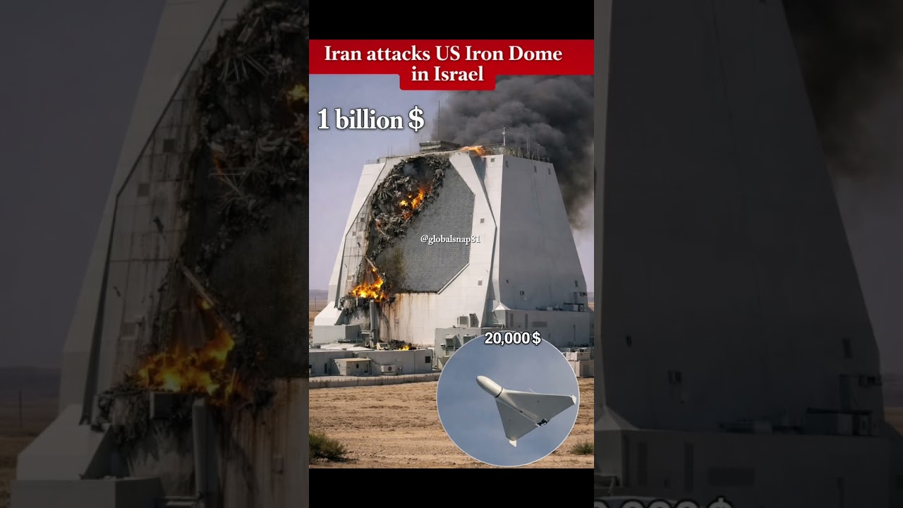 Iran Attacks Israel&rsquo;s Iron Dome? $20K Drone vs $1 Billion Defense 🤯 #breakingnews #viral #news