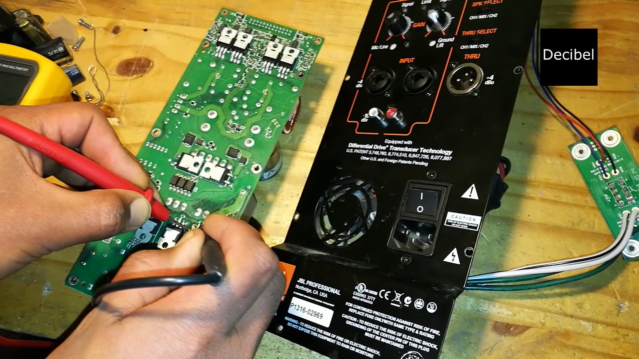 JBL PRX725 Reparación
