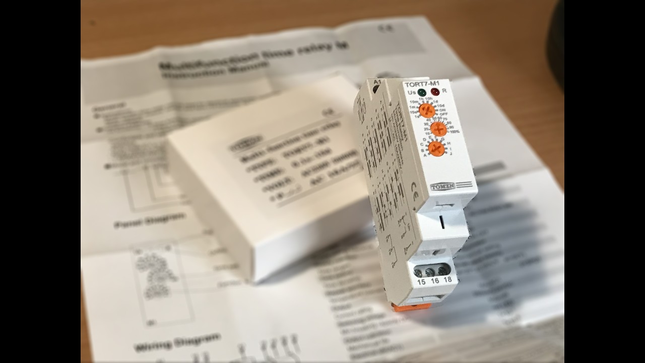 Timer relay From TOMZN Aliexpress - Delay-ON , Delay-OFF , Pulse #electrical