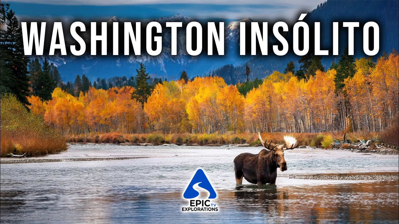 WASHINGTON INSÓLITO | Los Lugares Más Extraordinarios y las Gemas Ocultas | 4K Estados Unidos