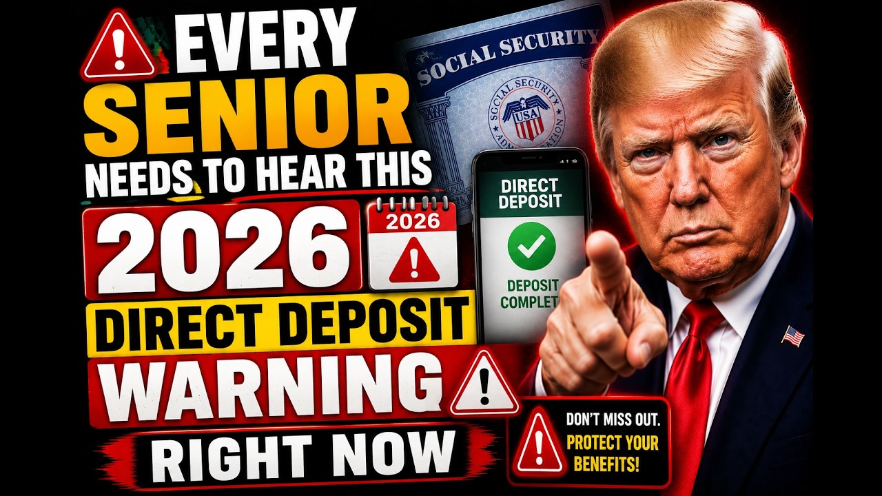 Every Senior Needs to Hear This 2026 Direct Deposit Warning Right Now