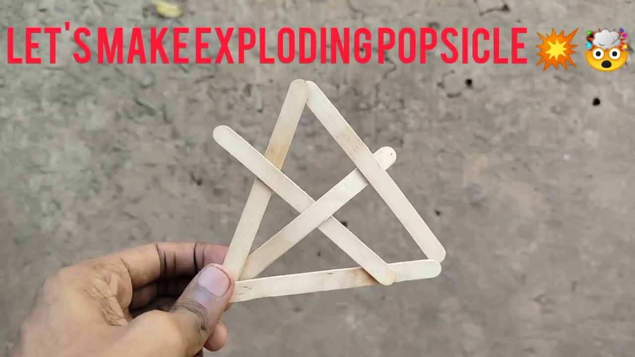 DO NOT PULL THIS STICK 😳 (Popsicle Stick Explosion)