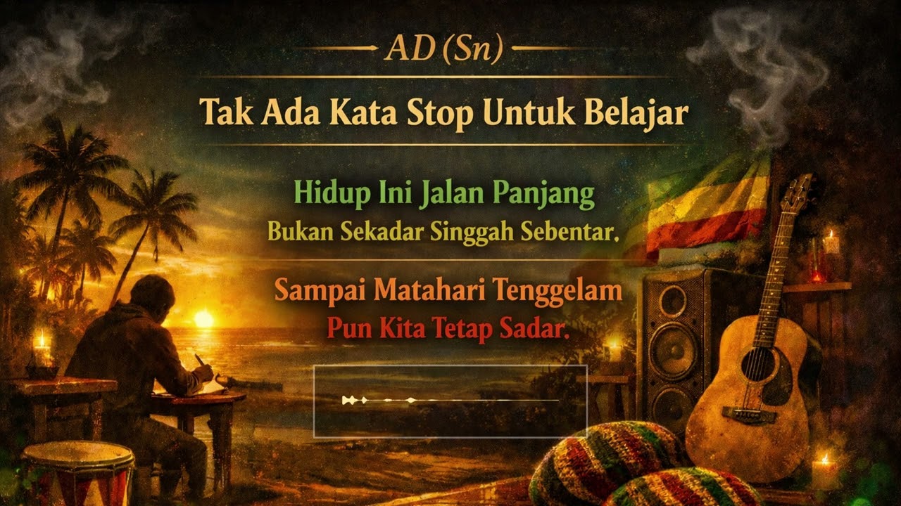 AD Sn - Tak Ada Kata Stop Untuk Belajar