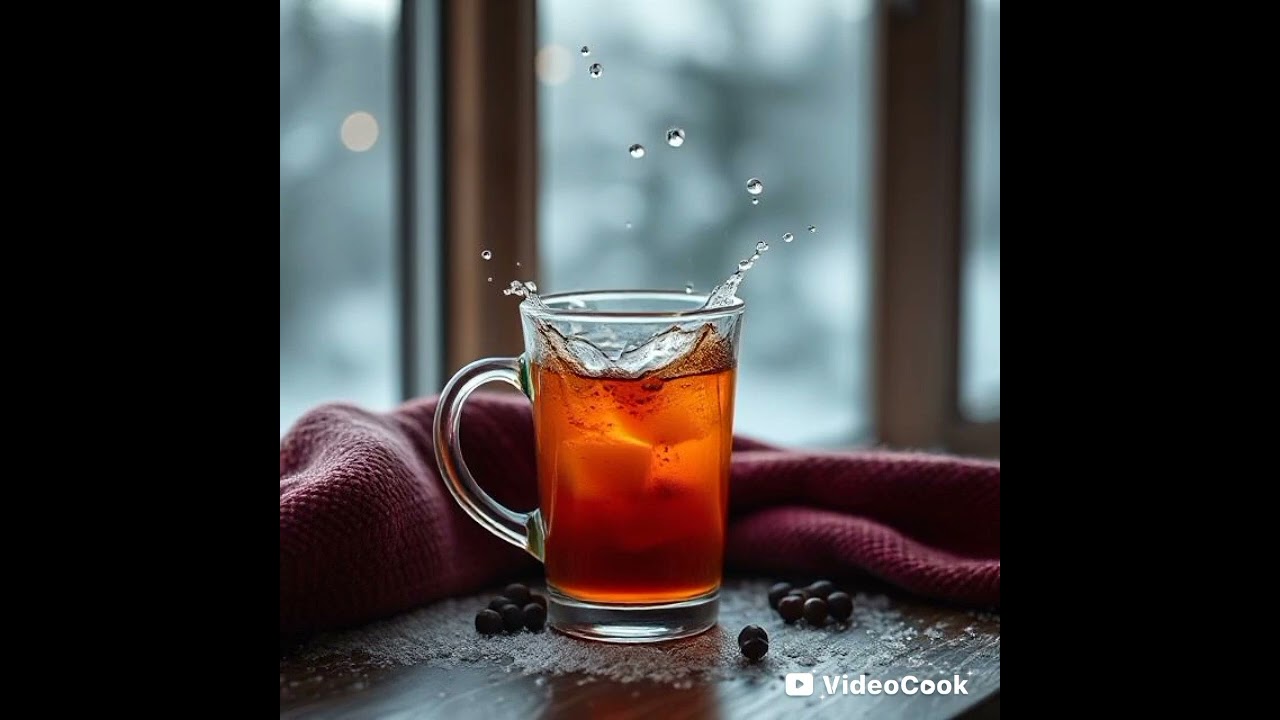 ASMR drinking hot tea | relaxing sipping sounds