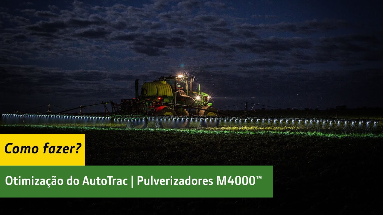 Otimização do AutoTrac™ | Pulverizadores M4000