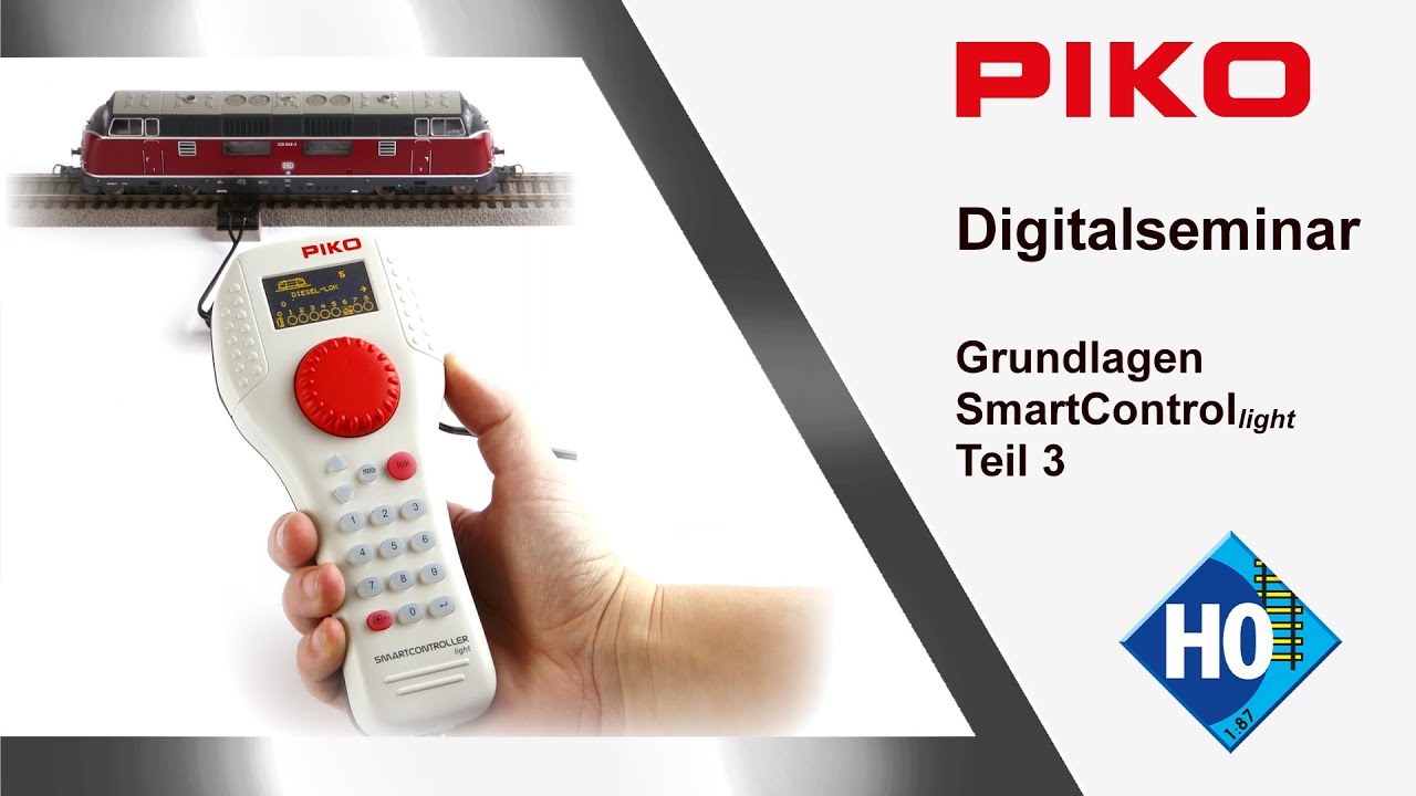PIKO [D004] Digitalseminar Einstieg SmartControl light Teil 3 (Weichen / Weichendecoder)