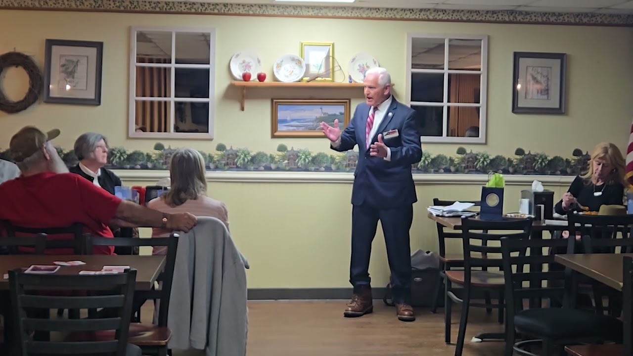 Jerry Tillett Speaks to Bertie GOP at Heritage House Restaurant Jan 20, 2026