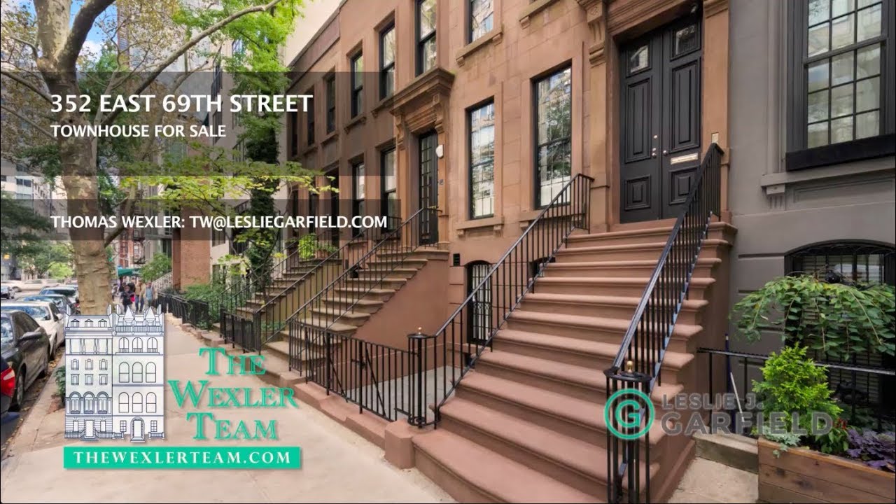NYC TOWNHOUSE at 352 East 69TH Street, Manhattan For Sale...