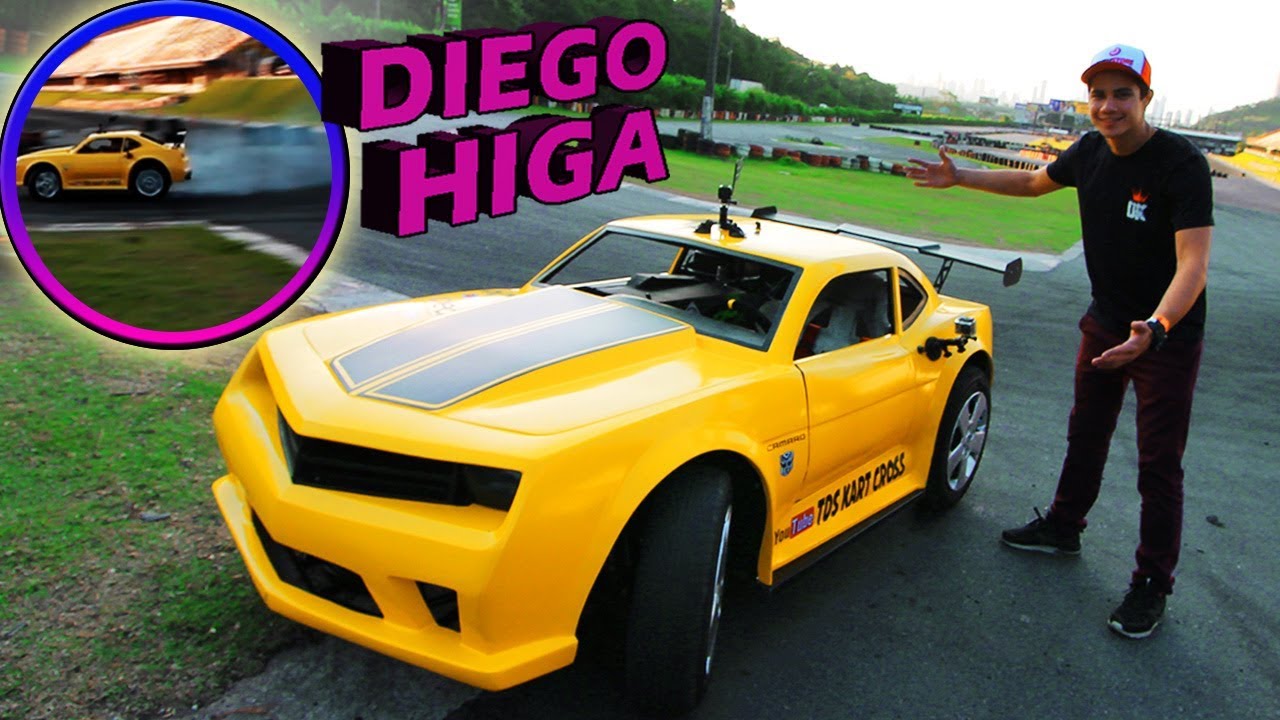 DIEGO HIGA fez DRIFT no MINI CAMARO 600cc -  Motor de HORNET