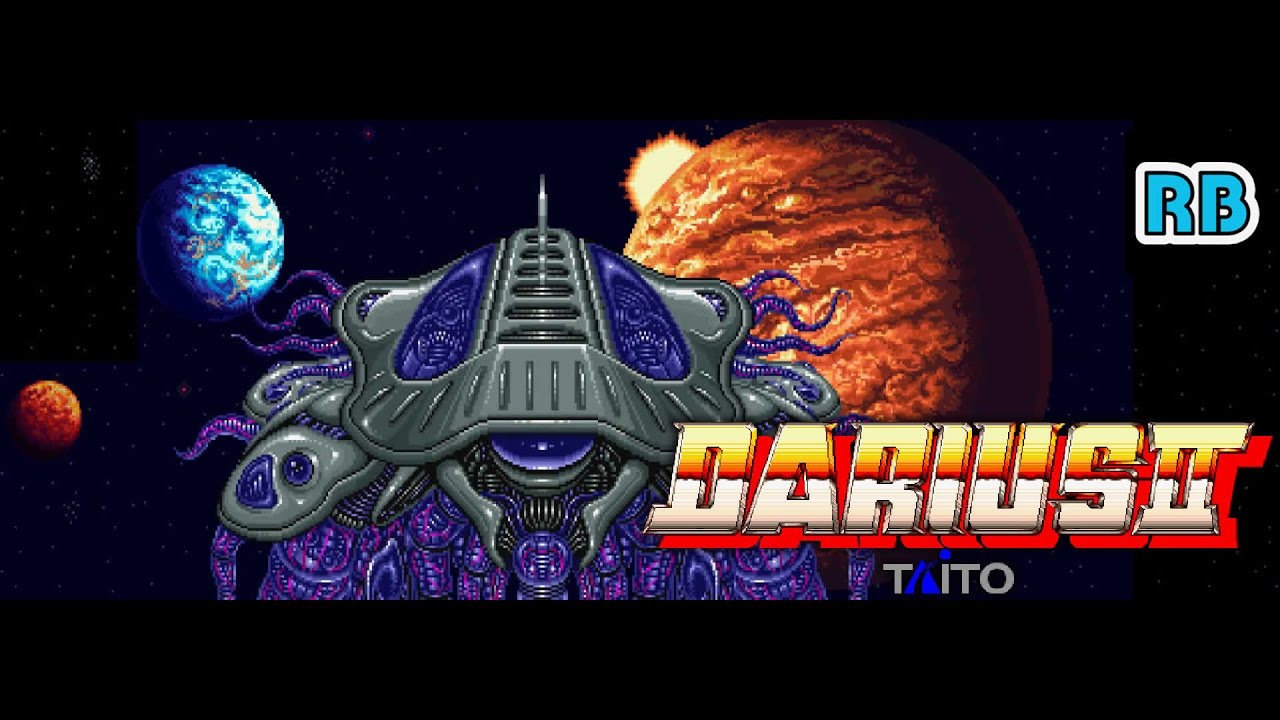 1989 [60fps] Darius II A-C-F-I-N-S-X Nomiss ALL (dual screen)