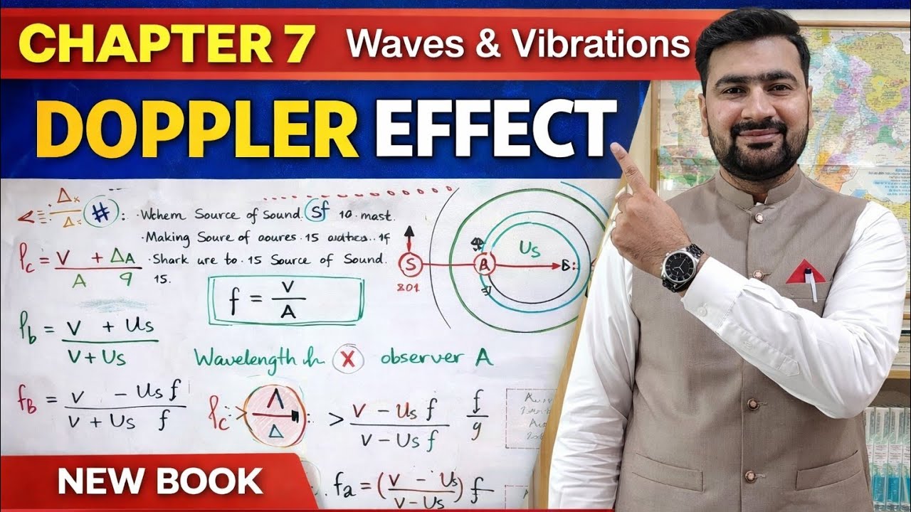 Doppler Effect | Chapter 7 | Waves And Vibrations | 11th Physics New Book PCTB 