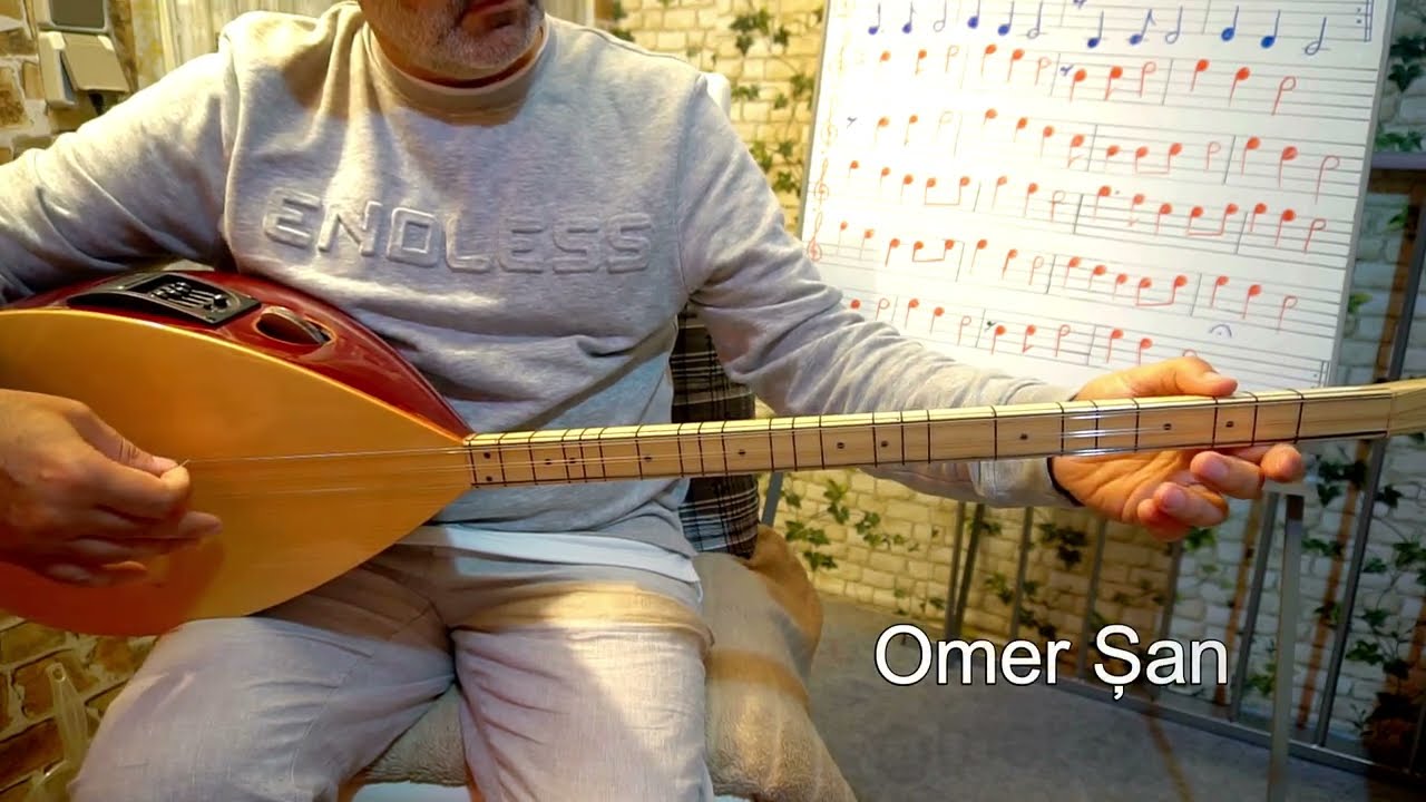 Kurs Muzîk Saz 🎶 Tanbur🎼  xelake 45 meqam ecam Do , Omer Shan