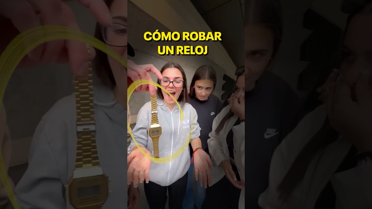 C&oacute;mo robar un reloj ⌚🚨 #ladron #reloj #mago