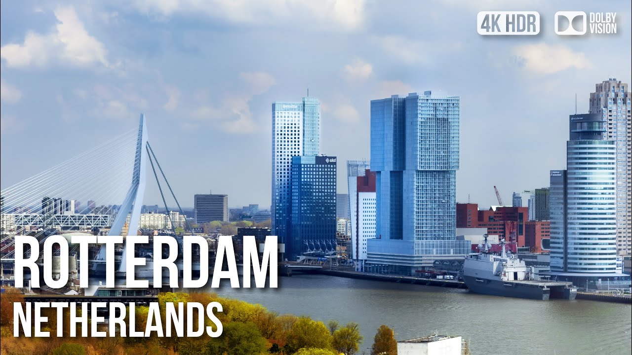 Rotterdam City Centre - 🇳🇱 Netherlands  [4K HDR] Walking Tour