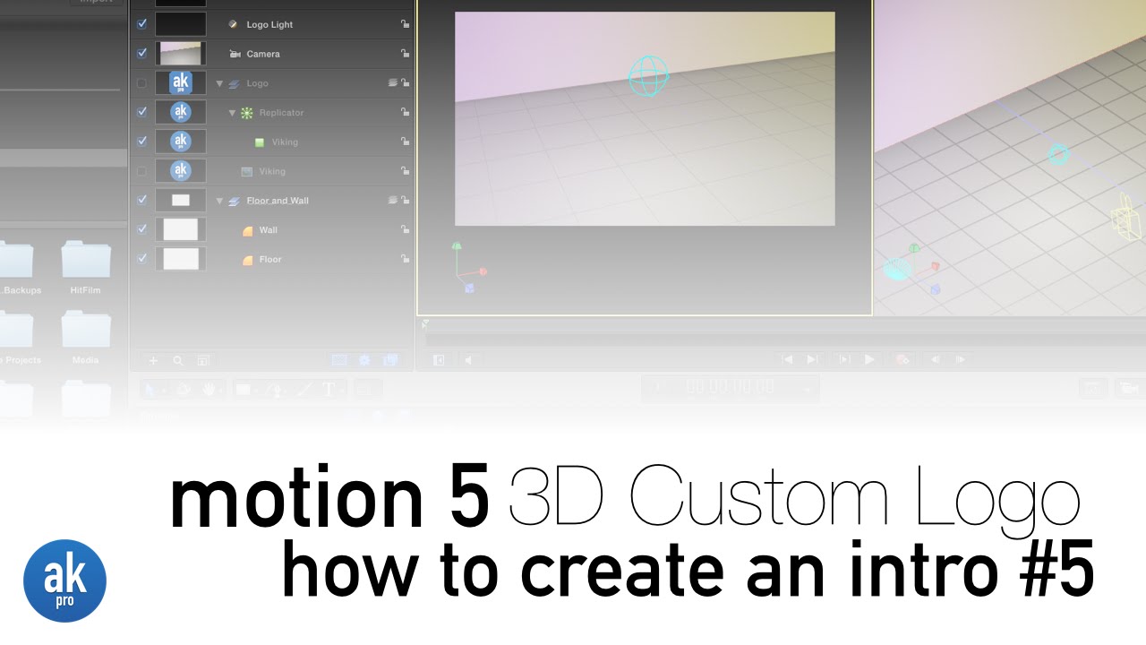 How to Create a 3D Custom Logo using your own Image in Motion 5