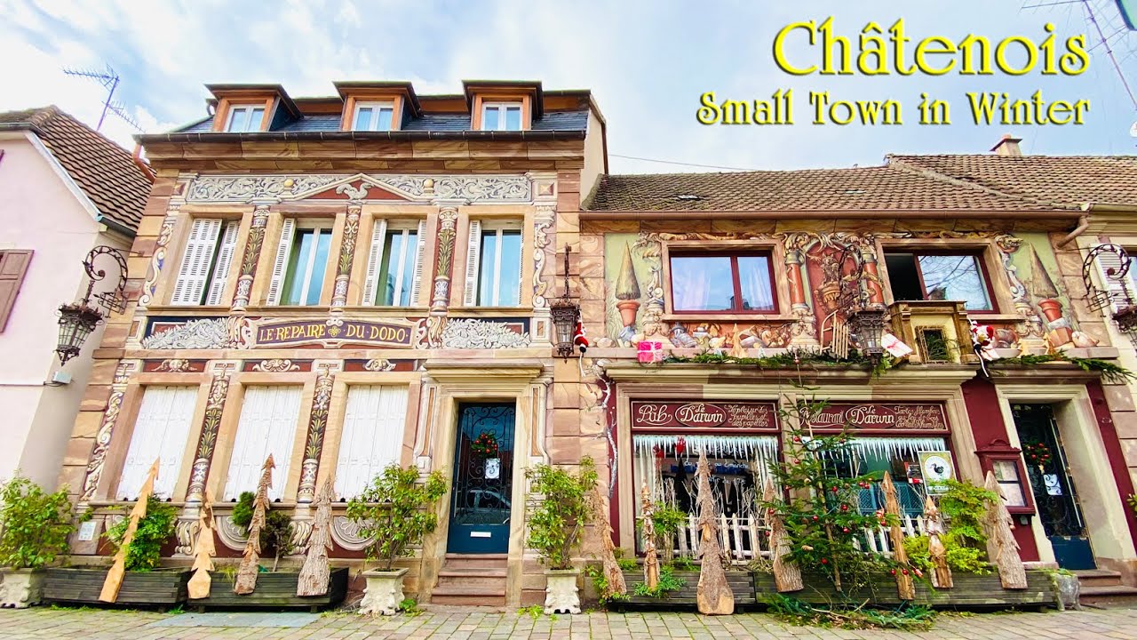 #94 Châtenois, Small Town in Winter | Travel France