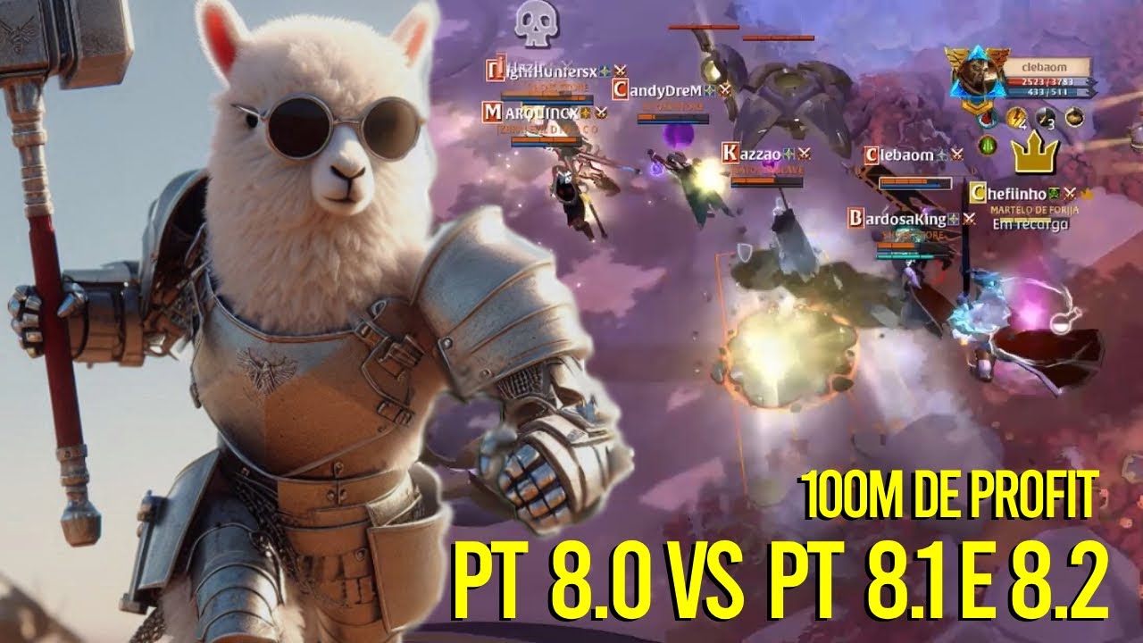 ROADS AVALON | CAIT COMP TACANDO O TERROR DE T8.0 NAS AVALONS! ALBION ONLINE
