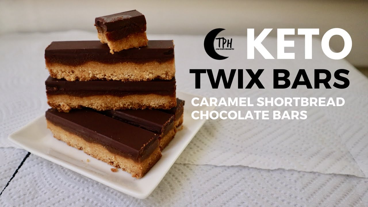 Keto Twix Bars 2 Ways | Low-Carb Caramel Shortbread Bar Recipe