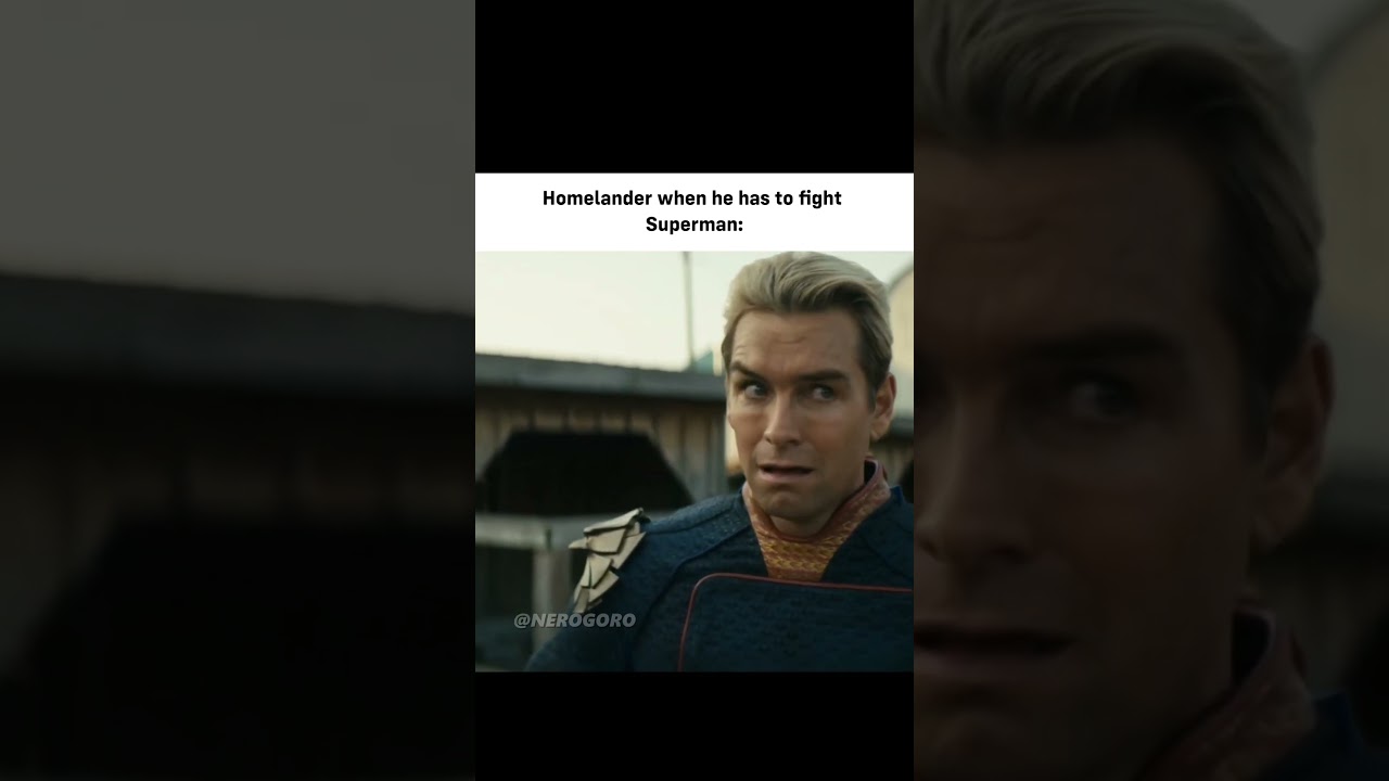 Homelander is going to be humbled by Superman 😭😭
