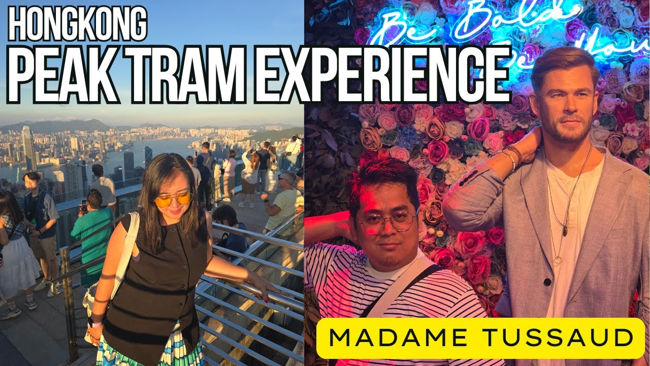 Peak Tram and Madame Tussaud EXPERIENCE - Di namin namalayan ang oras #madametussaud #hongkong