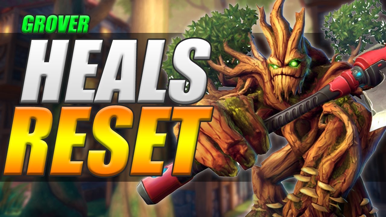 GROVER HEALS A LOT WITH COOLDOWNS RESET! | Paladins