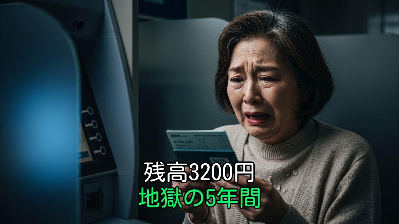 年金18万の罠！貯金1200万が消えた…残高3200円の絶望