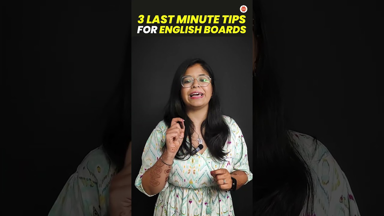 3 Last-Minute Tips for Class 10 CBSE English Board Exam 2024! 📝🕒 #Strategy