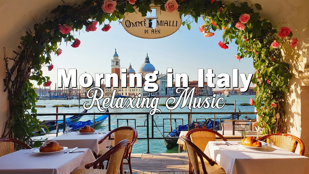 Mediterranean Music & Italian Vibes 🍋 2 Hours Scenic Amalfi Coast & Lake Como Relaxation