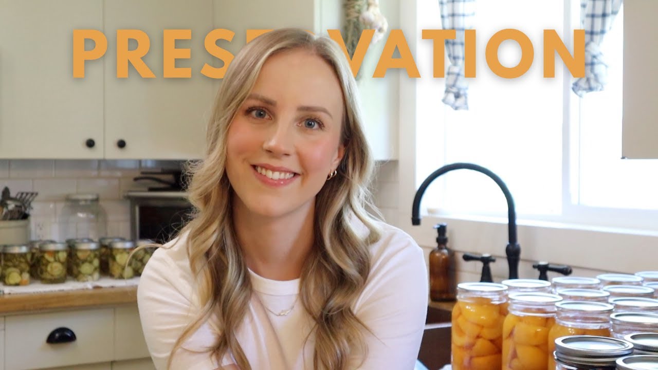 A Week of Preserving | Water Bath Canning, Freezing, Dehydrating