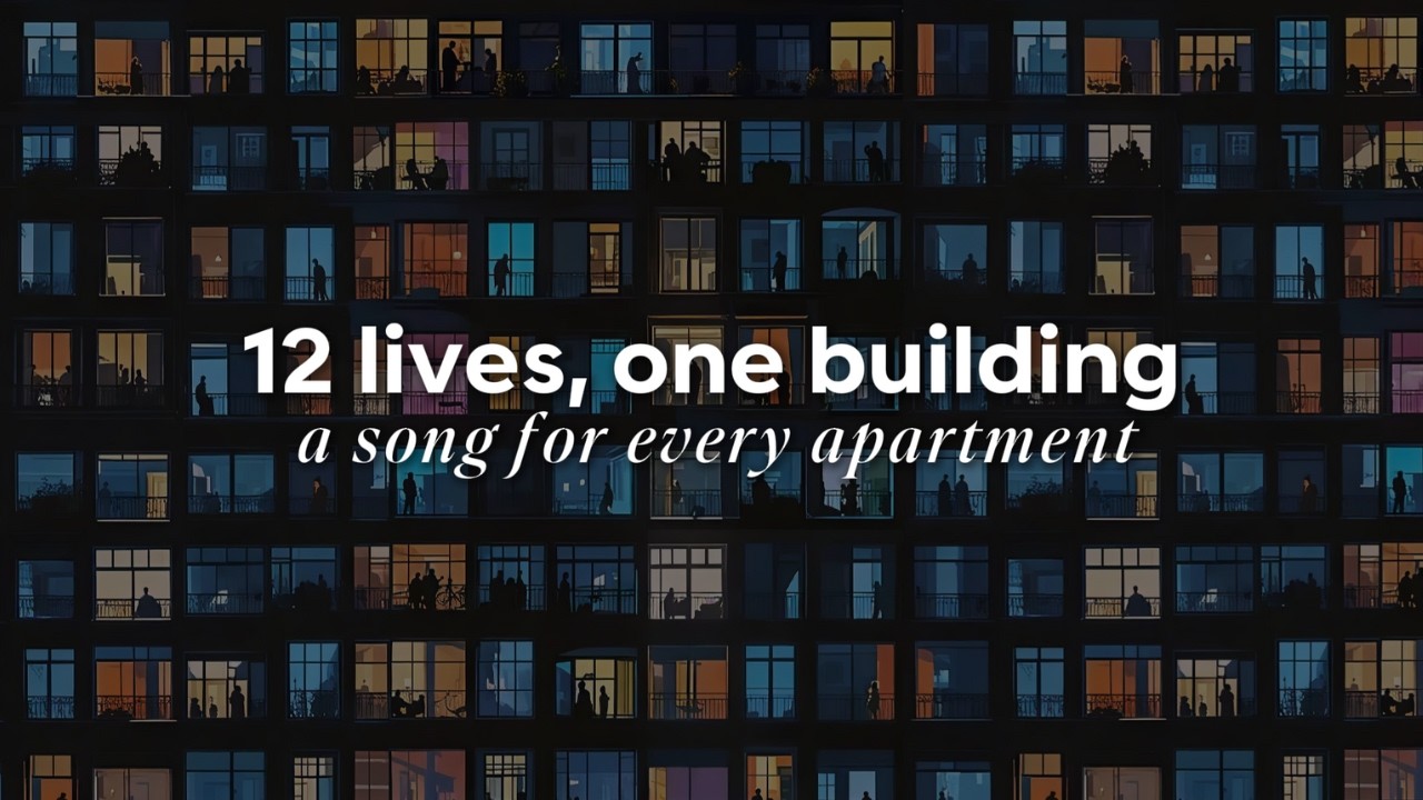 12 lives, one building | a song for every apartment | storytelling playlist