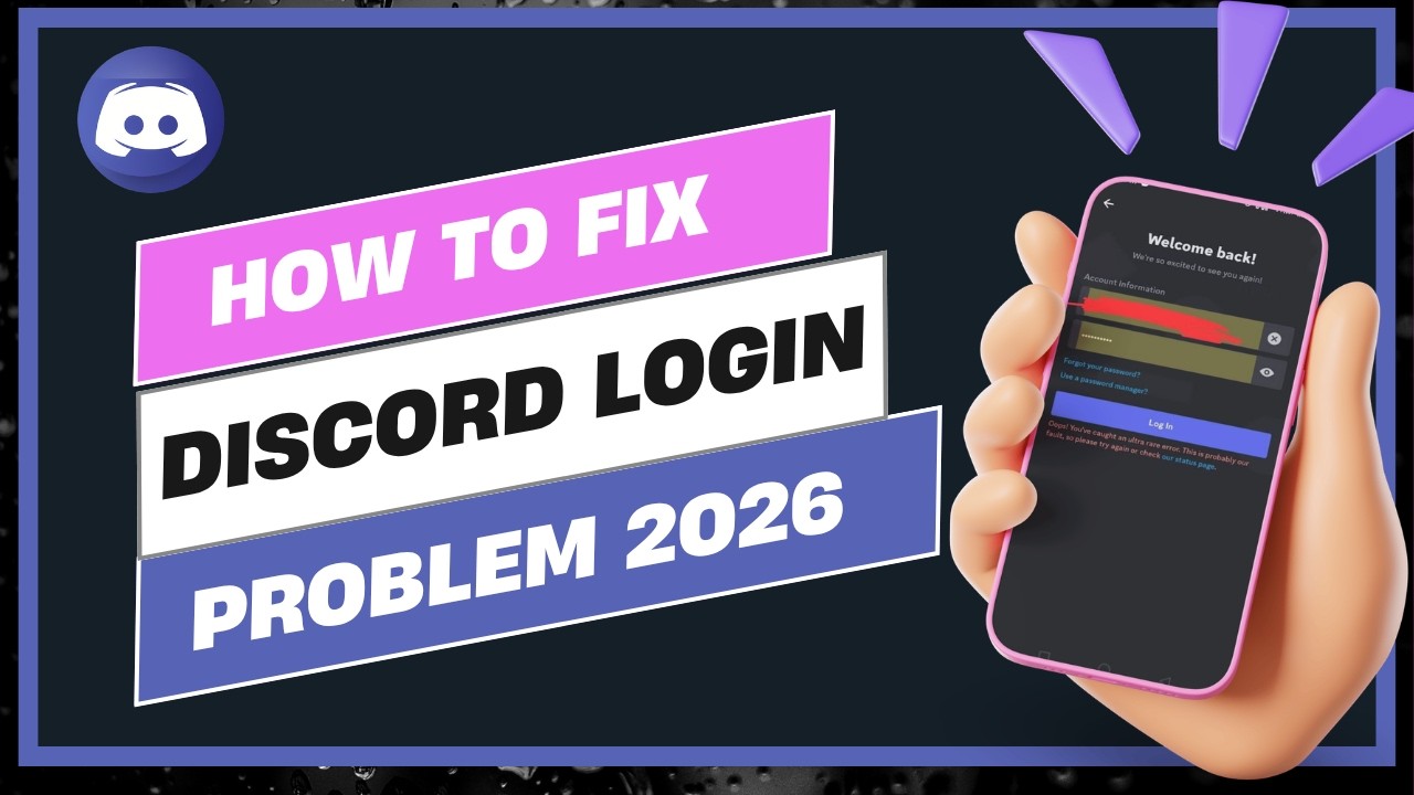 How To Fix Discord Login Problem 2026 !