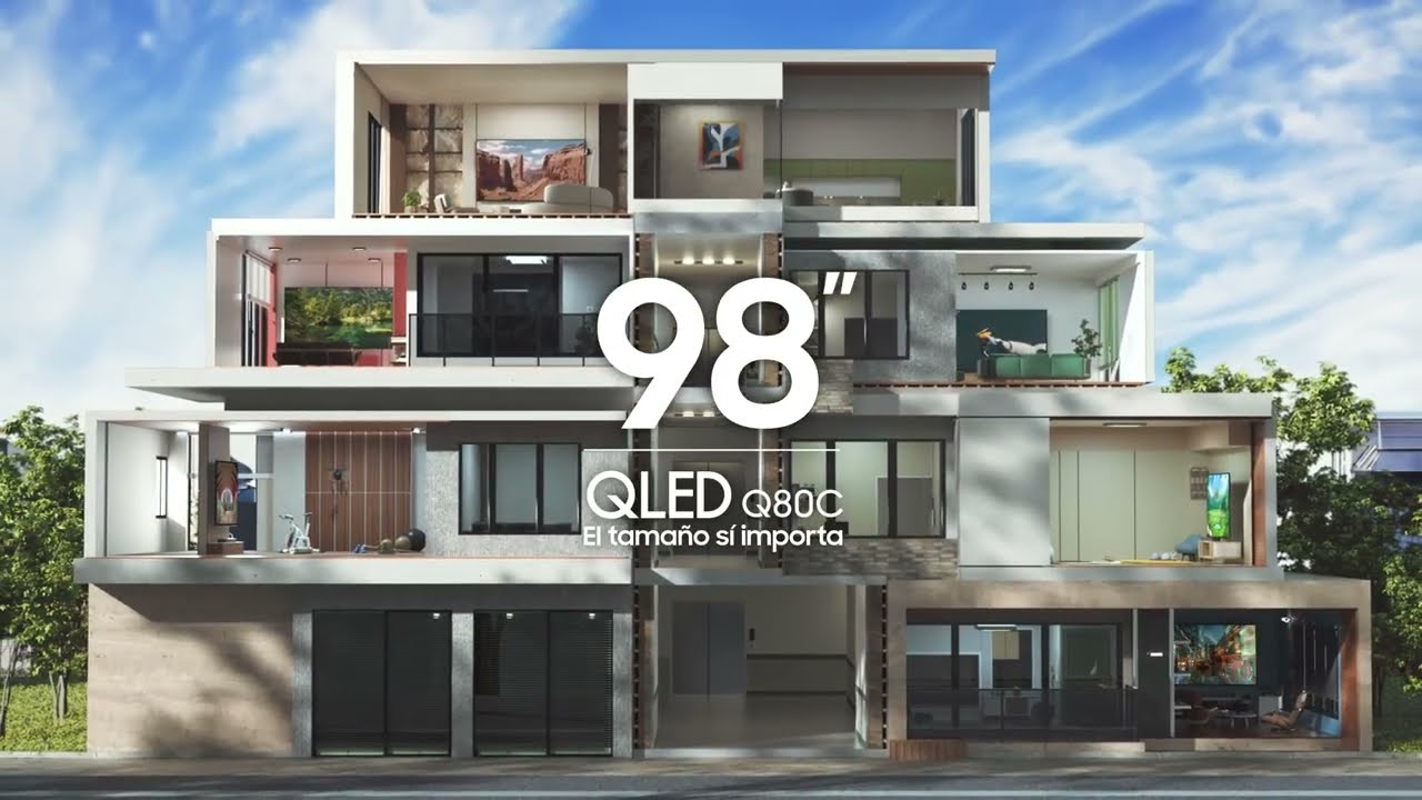 Samsung TV: Smart TV 4K QLED de 98 puladas | Samsung
