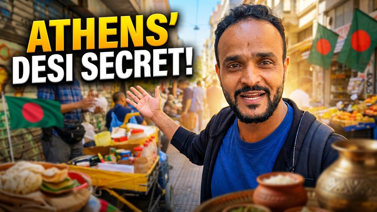 Greece 🇬🇷 Bangladeshi Bazaar in Athens | Sab Kuchh Yahan Milta Hai!
