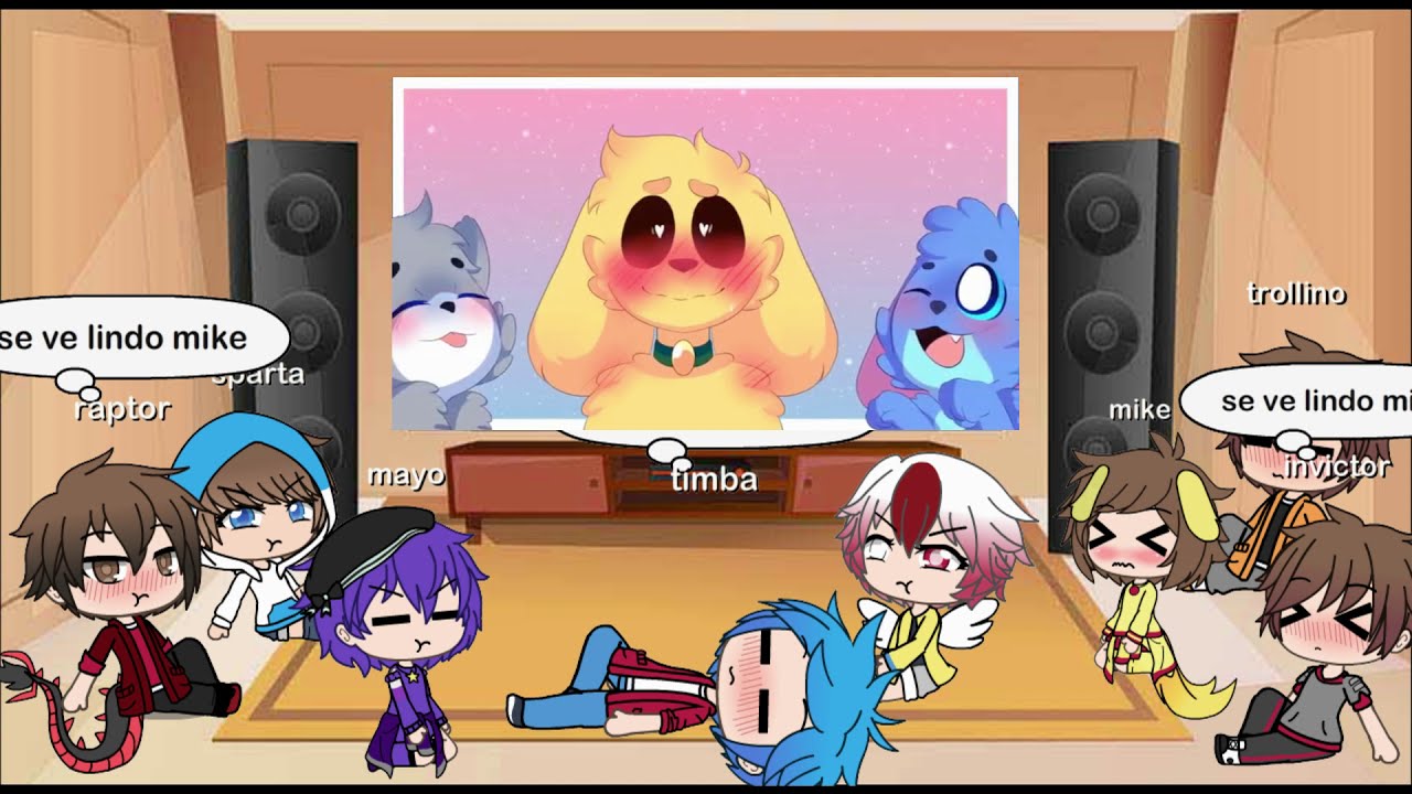 los compas reaccionan a sus memes ||gacha life||