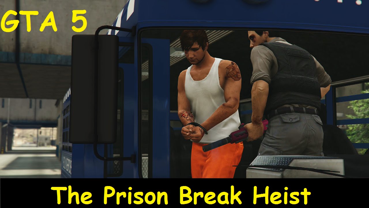 GTA 5 Online Heist - The Prison Break Heist Prisoner Role
