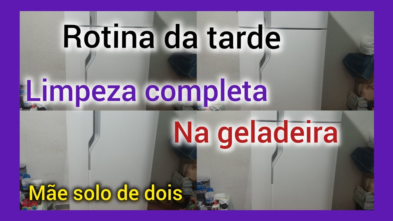 Rotina da tarde//primeira vez limpando a minha geladeira nova e tão bom deixar as coisas limpinha 🥰🥰