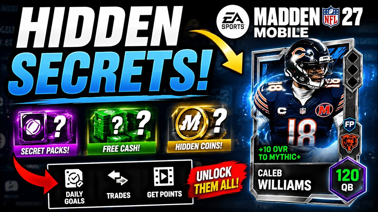 СКРЫТЫЕ СЕКРЕТЫ В MADDEN MOBILE 27!