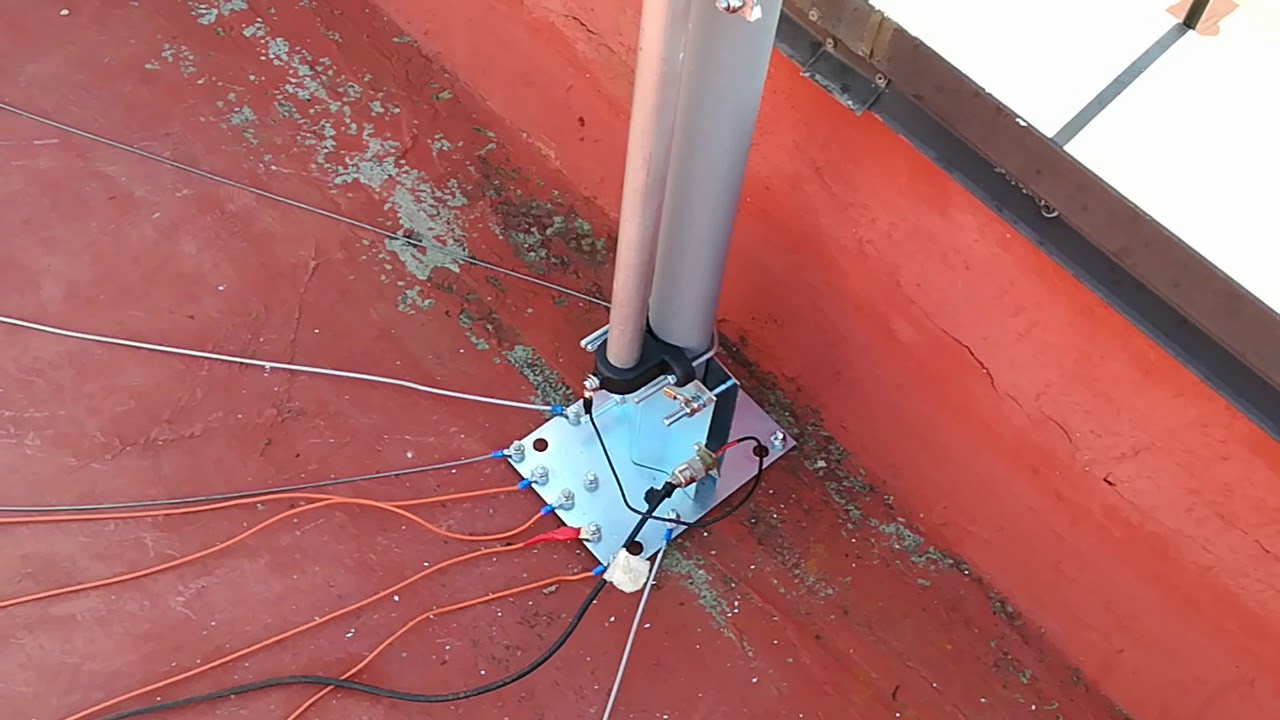 Antenna verticale home made per i 40 Mt ground plane