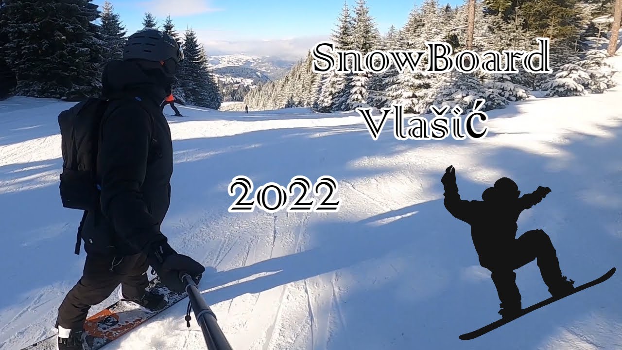 Snowboard Početnik / Staza Markovac - Vlašič 2021 / Viittaa / GoPro Hero8 / Spust /