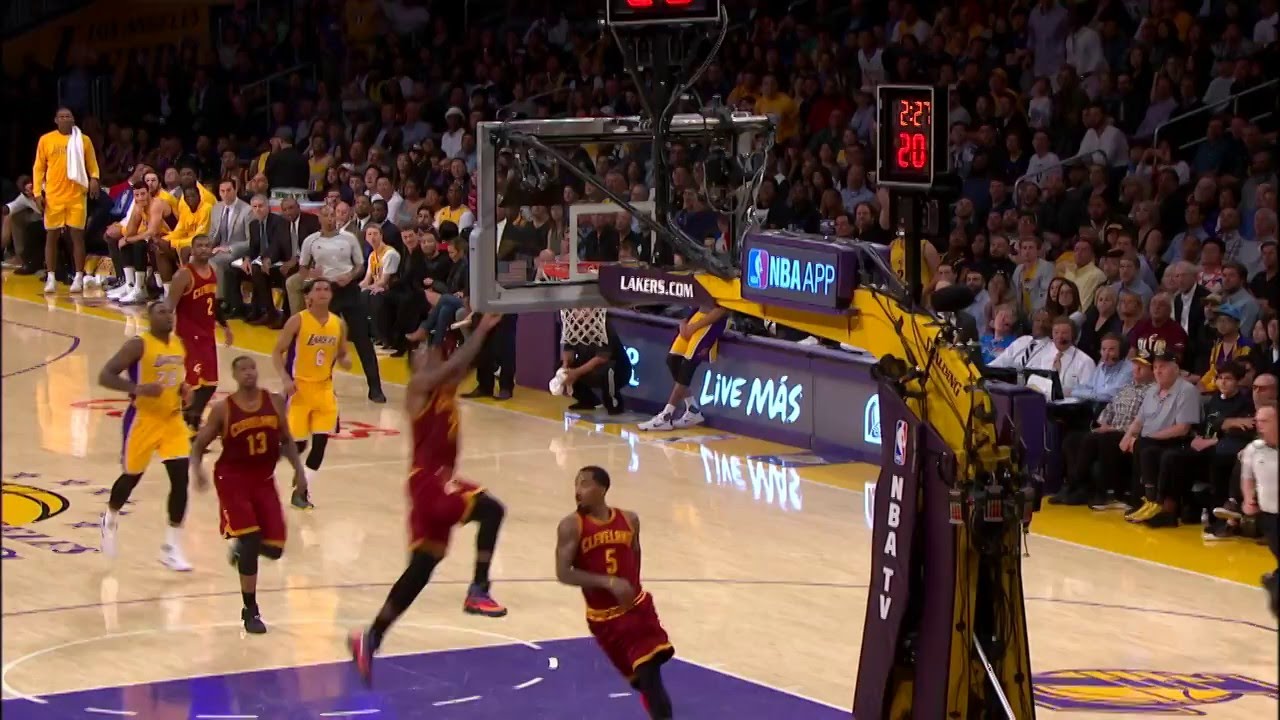 LeBron James' Air Assault vs The Lakers