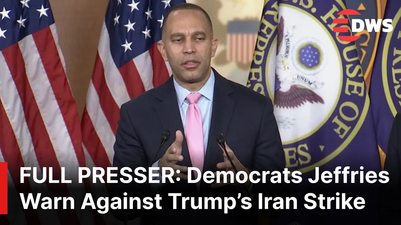 FULL PRESSER: Hakeem Jeffries Warns Trump Against Iran Strike Before Major Speech | AC1E
