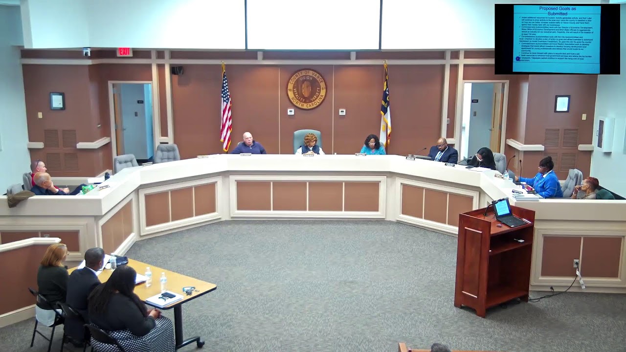 Vance County Board of Commissioners – 2026 Annual Planning Retreat