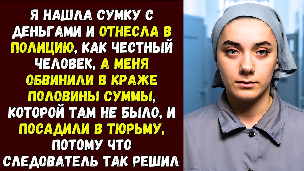 Я нашла сумку с деньгами и отнесла в полицию, как честный человек, а меня обвинили в краже