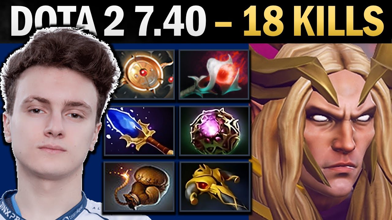 Invoker Pro Mid with 18 Kills and Aeon Disk - Dota 2 Gameplay