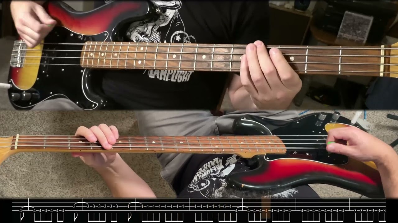 Meat Wave - Run You Out - Bass Playthrough With Tab - #bass #tablature #basstabs #musiclessons #punk