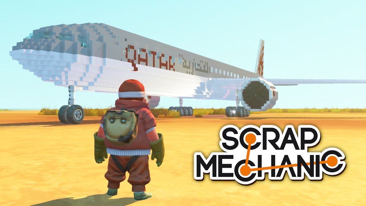Гигантский Boeing 777 | ТОП Воркшопа в Scrap Mechanic