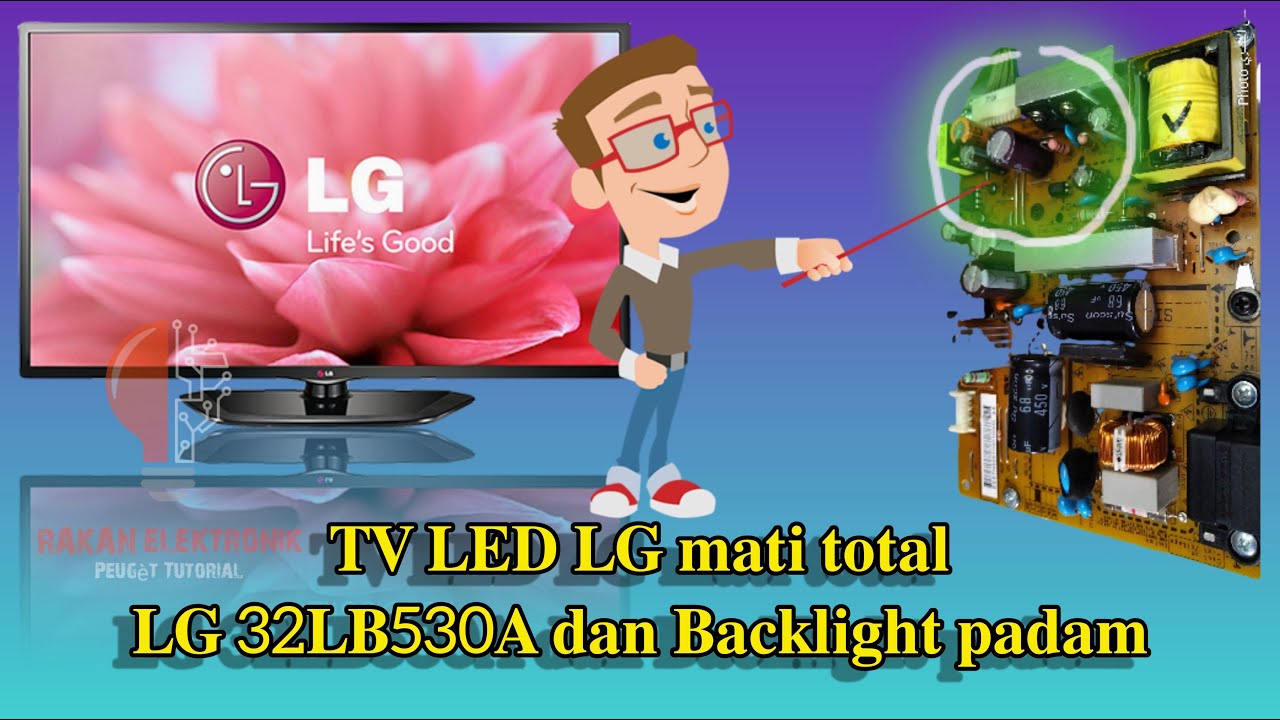 TV LED LG mati total | LG 32LB530A | Backlight padam