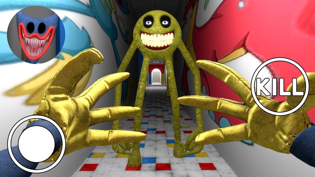 What if I Become HUGGY WUGGY and Kill Roblox Innyume Smiley's Stylized in Poppy Playtime Chapter 3!