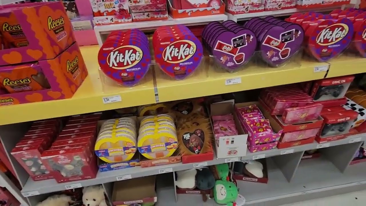 Target Valentine's Day Candy/Merchandise Walk-Through 2024